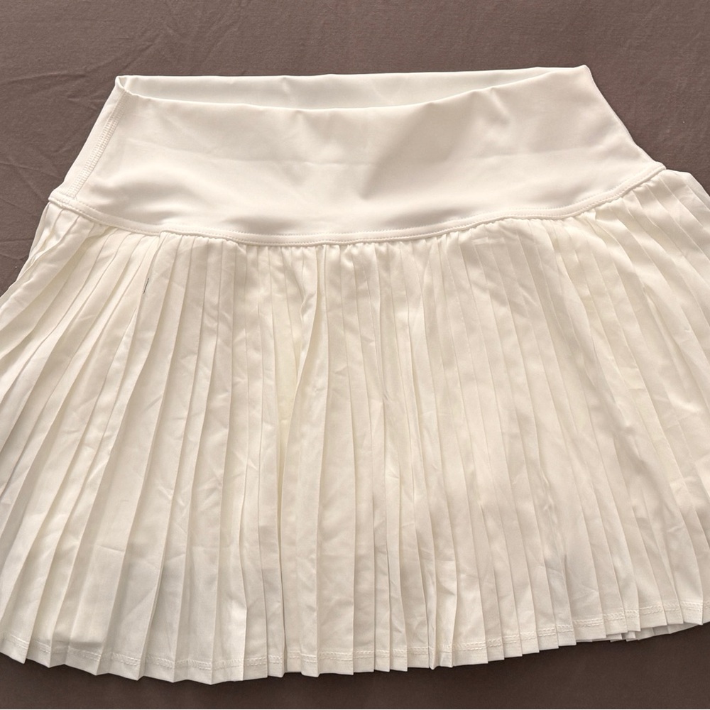 White Pleated Women's Skirt - Classic Tennis Style